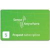 5 Credits Prepaid Card zur Freischaltung von SenseAnywhere-Funkdatenloggern
